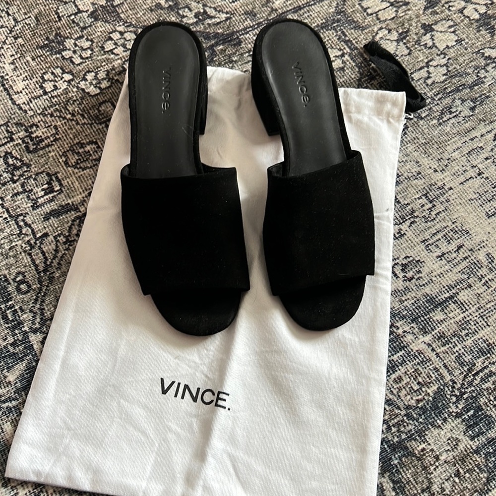 Vince Rachelle Suede Mules